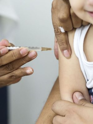 Dia D de mobilização da Campanha Nacional de Vacinação contra a Poliomielite e Sarampo.