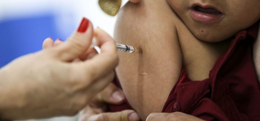 Dia D de mobilização da Campanha Nacional de Vacinação contra a Poliomielite e Sarampo.