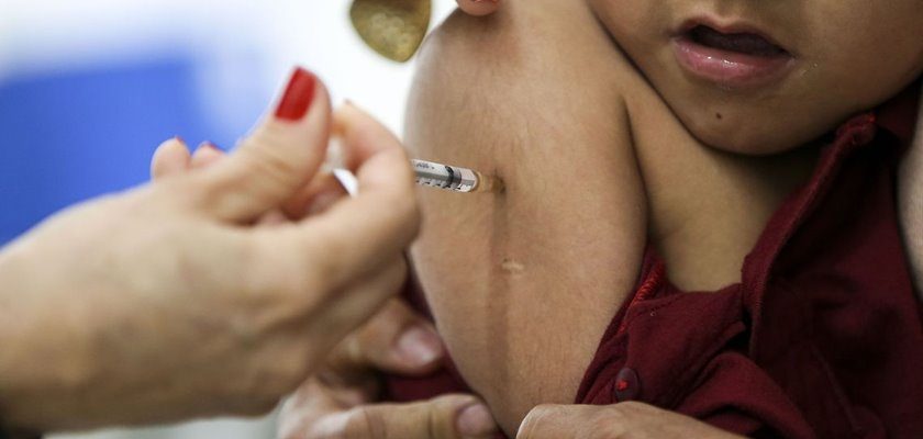 Dia D de mobilização da Campanha Nacional de Vacinação contra a Poliomielite e Sarampo.